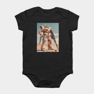 Winged Warriors: Gundam Wing, Mecha Epic, and Anime-Manga Legacy Unleashed Baby Bodysuit